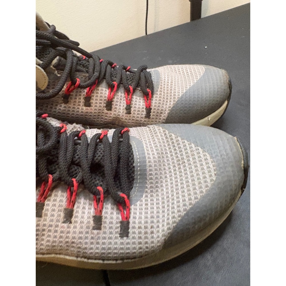 Columbia Mens BM0155-005 Waterproof Hiking Boots Grey Black Red Size 10 - Picture 2 of 7